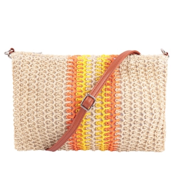 A Girl Thing Handbags - CLEARANCE NOW $5 ❤️Women's Raffia Crochet BOUTIQUE Crossbody Summer Purse Bag